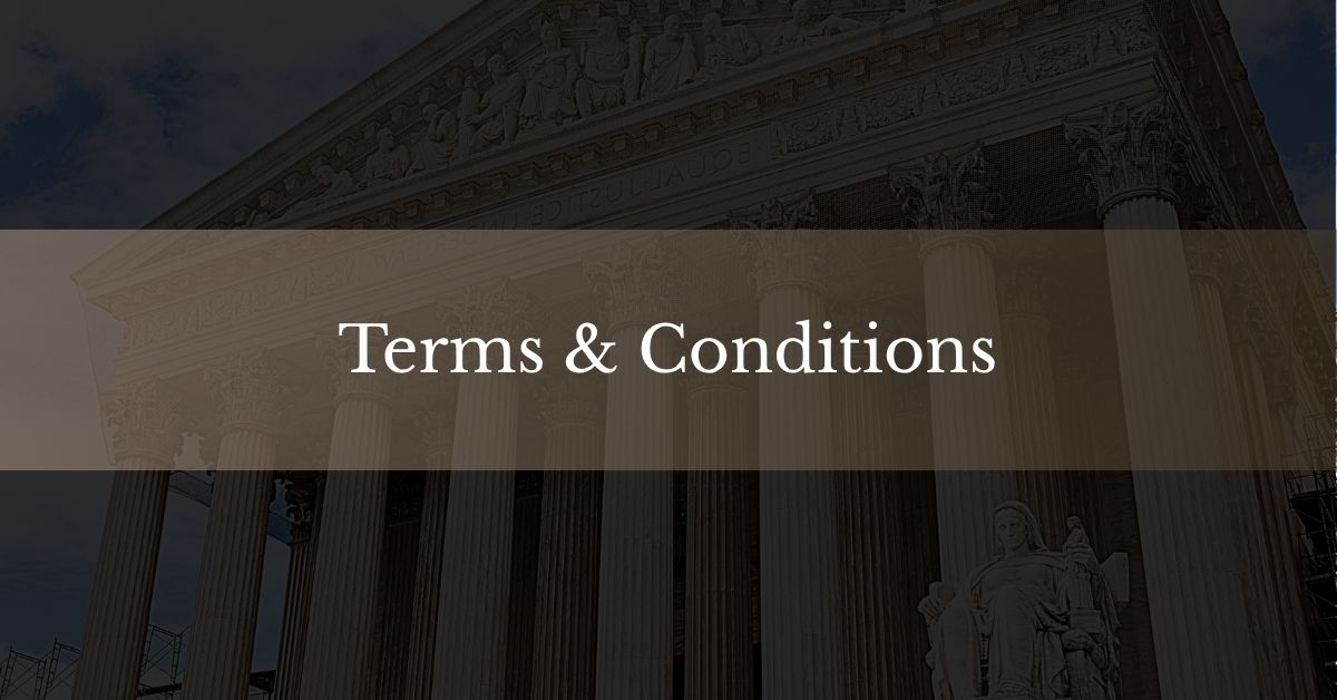 Terms & Conditions
